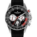 Jacques Lemans Jacques Lemans Sport 1-2127A  1-2127A кварцевые мужские часы черный циферблат, браслет силикон — вид спереди