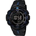Casio Casio Pro Trek PRW-3100Y-1E PRW PRW-3100Y-1E электронные мужские часы черный циферблат, браслет  — вид спереди
