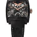 TAG Heuer TAG Heuer Monaco V4 Carbon WAW2041-FC6288  WAW2041.FC6288 механические мужские часы  циферблат, браслет кожаный — вид спереди