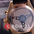 Tissot Tissot PRS 516 Chronograph T100.417.36.051.00 кварцевые мужские часы часы крупный план черный циферблата