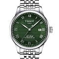 Tissot Tissot Le Locle Powermatic 80 T006.407.11.093.00 Le Locle Automatic T0064071109300 механические мужские часы  белый циферблат, браслет нержавеющая сталь — вид спереди