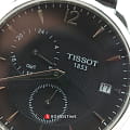 Tissot Tissot Tradition GMT T063.639.16.057.00, t-classic швейцария мужские часы на браслете кожаный боковой вид