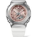 Casio Casio G-Shock GM-S2100WS-7ADR (GM-S2100WS-7A) электронные женские часы часы крупный план розовый циферблата