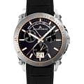 Jacques Lemans Jacques Lemans Derby 1-2198H  1-2198H кварцевые мужские часы черный циферблат, браслет кожаный — вид спереди