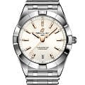 Breitling Breitling Chronomat 32 A77310101A3A1  A77310101A3A1 кварцевые женские часы белый циферблат, браслет нержавеющая сталь — вид спереди