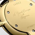 Longines Longines La Grande Classique L4.512.2.37.8 кварцевые женские часы часы, крупный план золотой циферблат
