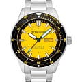 Spinnaker Spinnaker Hass SP-5099-33  SP-5099-33 механические мужские часы желтый циферблат, браслет нержавеющая сталь — вид спереди
