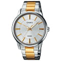 Casio Casio Collection MTP-1303SG-7AVDF (MTP-1303SG-7A)  MTP-1303SG-7A кварцевые мужские часы серый циферблат, браслет сталь с ip покрытием — вид спереди