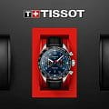Tissot T1316271604200 мужские часы застежка крупным планом