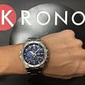 Casio Casio Edifice EFR-564D-2A кварцевые мужские часы часы крупный план синий циферблата