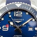 Longines Longines HydroConquest L3.782.4.96.9 hydroconquest швейцарские мужские часы на браслете каучук боковой вид