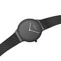 Obaku Obaku Ultra Slim V307LXBBMB,  дания женские часы на браслете нержавеющая сталь с ip-покрытием боковой вид