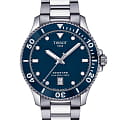 Tissot Tissot Seastar 1000 T120.410.11.041.00 Seastar 1000 T1204101104100 кварцевые мужские часы  синий циферблат, браслет нержавеющая сталь — вид спереди