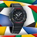 Casio GA-B2100FC-1A мужские часы застежка крупным планом