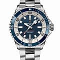 Breitling Breitling Superocean Automatic 42 A17375E71C1A1  A17375E71C1A1 механические мужские часы  циферблат, браслет нержавеющая сталь — вид спереди