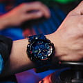 Casio Casio G-Shock GA-700RGB-1ADR (GA-700RGB-1a) GA-700, наручные мужские часы фото под углом