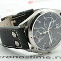 Hamilton Hamilton Khaki Aviation Pilot Pioneer Chrono H76512733, khaki aviation швейцария мужские часы на браслете кожаный боковой вид
