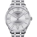 Tissot Tissot Chemin des Tourelles Powermatic 80 T099.407.11.038.00 Chemin des Tourelles T0994071103800 механические мужские часы серебристый циферблат, браслет нержавеющая сталь — вид спереди