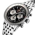 Breitling Breitling Navitimer B01 Chronograph 43 AB0138211B1A1 механические мужские часы часы крупный план черный циферблата