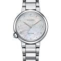 Citizen Citizen Citizen L EM0910-80D  EM0910-80D кварцевые женские часы перламутровый циферблат, браслет нержавеющая сталь — вид спереди