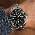 TAG Heuer TAG Heuer Aquaracer Calibre 5 Automatic WAY201A.BA0927 , наручные мужские часы фото под углом