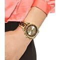 Michael Kors Michael Kors Portia MK5963 кварцевые женские часы часы крупный план желтый циферблата