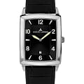 Jacques Lemans Jacques Lemans 1-1607K  1-1607K кварцевые мужские часы черный циферблат, браслет кожаный — вид спереди