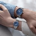 Mido Mido Baroncelli Signature M037.207.11.041.01 женские часы синий циферблат на запястье