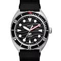 Fossil Fossil Breaker FS6062  FS6062 кварцевые мужские часы черный циферблат, браслет силикон — вид спереди