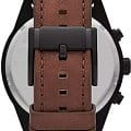 Fossil Fossil Brox BQ2802,  сша мужские часы на браслете кожаный боковой вид