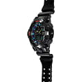 Casio Casio G-Shock GA-700RGB-1ADR (GA-700RGB-1a) электронные мужские часы часы крупный план  циферблата