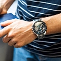 Casio Casio Edifice ECB-950DB-1ADF (ECB-950DB-1A), edifice япония мужские часы на браслете нержавеющая сталь боковой вид
