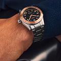 Longines Longines Spirit L3.803.5.53.6 мужские часы черный циферблат на запястье