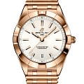 Breitling Breitling Chronomat 32 R77310101A1R1  R77310101A1R1 кварцевые женские часы белый циферблат, браслет 18-каратное красное золото — вид спереди