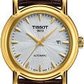 Tissot Tissot Carson Automatic Lady 18K Gold T907.007.16.031.00 Carson, наручные женские часы фото под углом