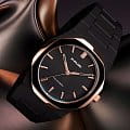 D1 Milano D1 Milano Polycarbon PCBJ35 кварцевые мужские часы часы крупный план черный циферблата