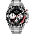 Jacques Lemans Jacques Lemans Sport 1-2127E  1-2127E кварцевые мужские часы черный циферблат, браслет нержавеющая сталь — вид спереди
