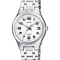 Casio Casio Collection LTP-1310PD-7B  LTP-1310PD-7B кварцевые женские часы белый циферблат, браслет нержавеющая сталь — вид спереди