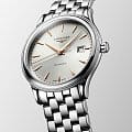 Longines L49844706 мужские часы застежка крупным планом