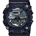 Casio Casio G-Shock GA-900AS-1A GA GA-900AS-1A электронные мужские часы черный циферблат, браслет пластик — вид спереди