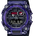 Casio Casio G-Shock GA-900TS-6ADR (GA-900TS-6AER) GA GA-900TS-6AER электронные мужские часы черный циферблат, браслет кожа + текстиль — вид спереди