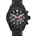 TAG Heuer TAG Heuer Carrera CBG2A90.BH0653  CBG2A90.BH0653 механические мужские часы черный циферблат, браслет керамика — вид спереди