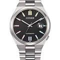Citizen Citizen Tsuyosa NJ0151-53E  NJ0151-53E механические мужские часы  черный циферблат, браслет нержавеющая сталь — вид спереди