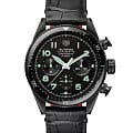 TAG Heuer TAG Heuer Autavia CBE511C.FC8280  CBE511C.FC8280 механические мужские часы черный циферблат, браслет кожаный — вид спереди