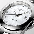 Longines Longines Conquest L3.377.4.87.6 , наручные женские часы фото под углом