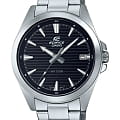 Casio Casio Edifice EFV-140D-1AVUDF (EFV-140D-1A) EFV EFV-140D-1A кварцевые мужские часы черный циферблат, браслет нержавеющая сталь — вид спереди
