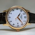 Tissot Tissot Carson T085.410.36.012.00, t-classic швейцария мужские часы на браслете кожаный боковой вид