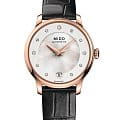 Mido Mido Baroncelli Lady Day M039.207.36.106.00  M0392073610600 механические женские часы  циферблат, браслет кожаный — вид спереди