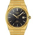 Tissot Tissot PRX Powermatic 80 Damian Lillard Special Edition T137.407.33.051.00  T1374073305100 механические мужские часы  золотой циферблат, браслет нержавеющая сталь с pvd-покрытием — вид спереди