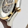 Jacques Lemans Jacques Lemans Automatic 1-2087D  австрийские мужские часы на браслете кожаный боковой вид